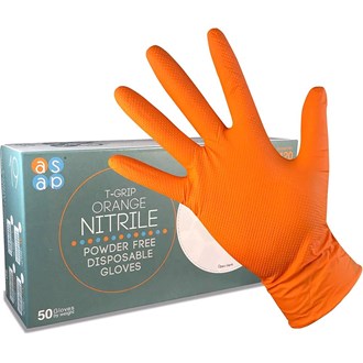 ASAP Examination Gloves Nitrile T-Grip PF - X-Large - 500