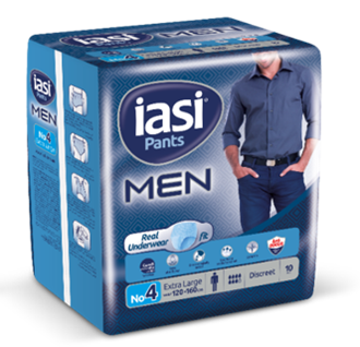IASI PANTS MEN N4 EXTRA LARGE 10 PCS